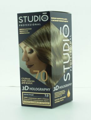 STUDIO 3D краска д/волос т.7.0 св.русый