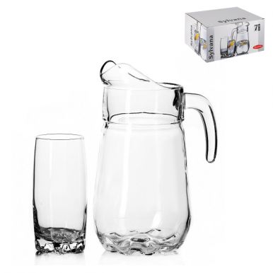 Pasabahce Sylvana набор для воды кувшин + 6 стаканов, артикул: 97875