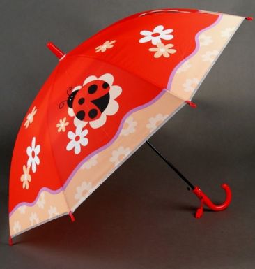 SIMA-LAND зонт детский полуавтомат дизайн божья коровка 40см 2484749