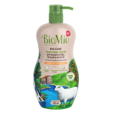 BioMio Bio-Care средство для посуды, овощи и фруктов, Мандарин, 750 мл