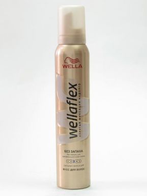 WELLA FLEX Пена для волос без запаха сильной фиксации 200мл/192_