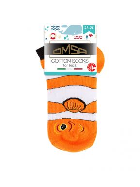 OMSA носки детские calzino рыбки 21Р62 orange р.23-26