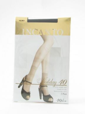 INCANTO  носки HOLIDAY 40 (2 пары) цвет NERO