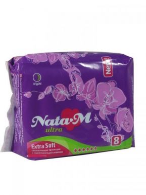 NATA M Extra Soft прокладки ночные 8шт SM280TC