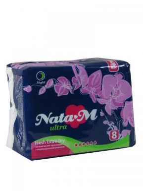 NATA M Extra Dry прокладки ночные 8шт S280TM