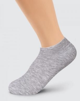 CLEVER носки женские L5000 market line укороч меланж серый р.23