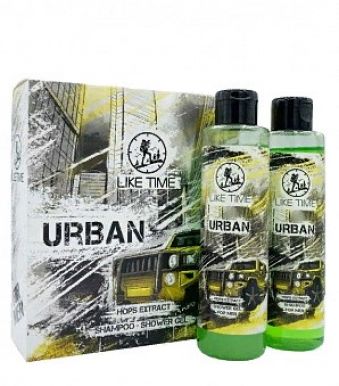 LIKE TIME набор подарочный urban: шампунь д/волос, гель д/душа