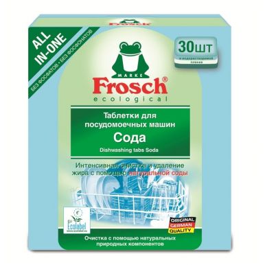 Frosch таблетки для мытья посуды в ПММ, 30 шт