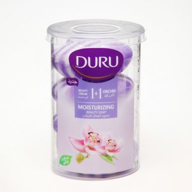 DURU 1+1 крем-мыло крем и орхидея 4*100гр