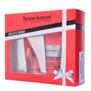 BRUNO BANANI Подарочный набор ABSOLUTE WOMAN (Туалетная вода 20 мл + Гель для душа 50 мл)