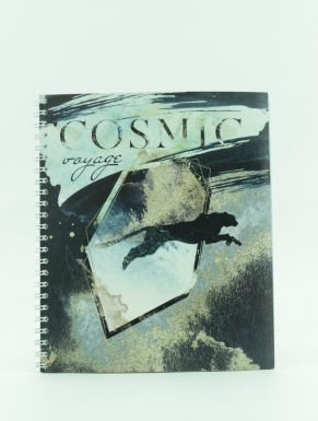 Тетрадь 96 листов, размер: 170х203 мм, металлический гребень, Cosmic voyage, артикул: 3109-96