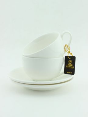 Wilmax чайный сервиз 4 предмета 2 чашки, 250 мл + 2 блюдца, пластиковая упаковка, артикул: WL-993000/2c We