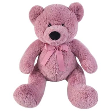 Игрушка мягкая медведь с бантом цв.пудрово-розовый 100*67*40см ВН4697