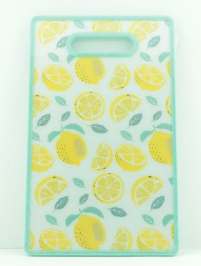 Доска для резки, дизайн лимоны, размер: 365x225x1,2 мм, 3 дизайна, артикул: 170455470