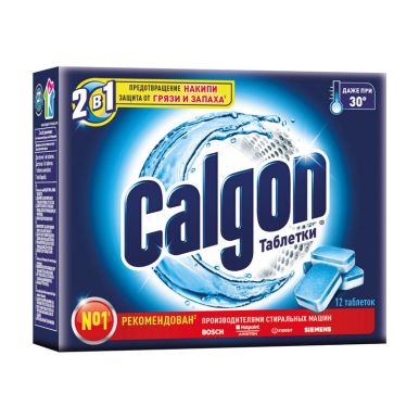 Calgon средство для смягчения воды 2 в 1, 12 таблеток