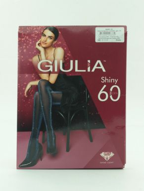 Giulia Колготки женские SHINY 01, 60 den, shiny turquoise metallic gul, размер: 3