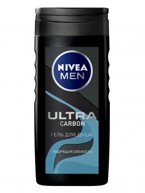 Nivea гель для душа мужской Ultra CARBON, 250 мл