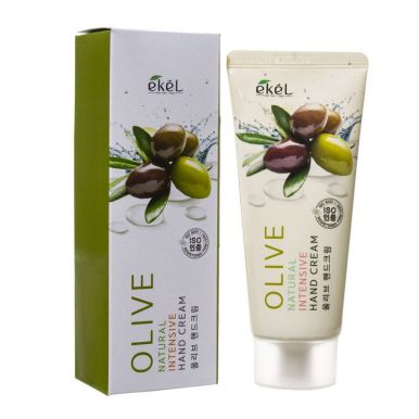EKEL крем д/рук олива olive natural intensive hand cream 100мл