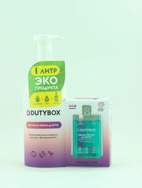 DUTYBOX набор средства д/мытья рук малина и шалфей-мята 2*50мл