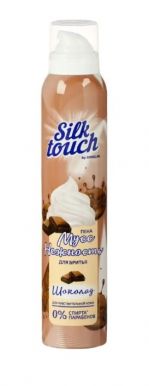 CARELAX мусс д/бритья женский silk touch шоколад 200мл