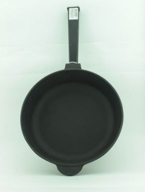 Сковорода чугунная Fackelmann, 240х60 мм с ручкой Optima-Black, артикул: 75713