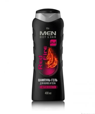 IRIS MEN шампунь-гель д/волос и тела red fire 400мл