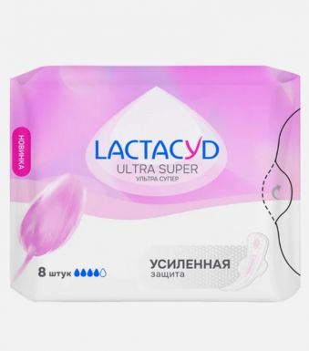 LACTACYD прокладки ultra super pad 8шт