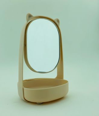 GREENTIME зеркало с подставкой пластик 11*14,5см