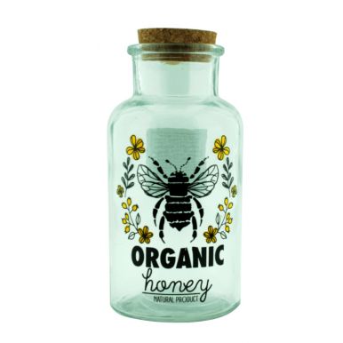 Бутылка декоративная с крышкой пчела NB3305010