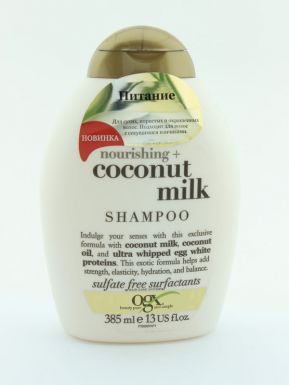 OGX Шампунь питательный с кокосовым молоком 385 мл
