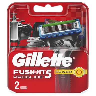 GILLETTE Fusion кассеты сменные д/бритья муж. proglide power 2шт FS231