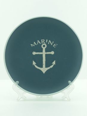 Тарелка, d=20 см, 3 дизайна 2 цвета, морской, артикул: Q75600250