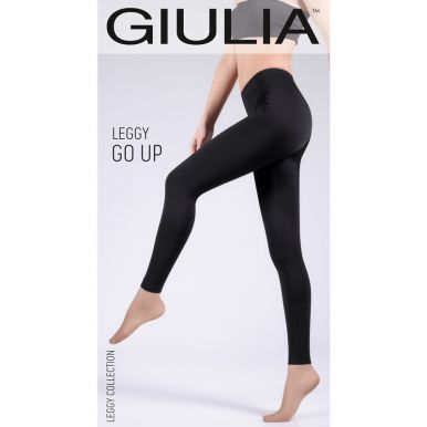 Леггинсы спортивные Giulia LEGGY GO UP, black, L