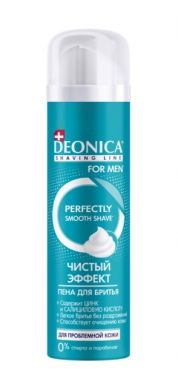 DEONICA FOR MEN пена д/бритья чистый эффект 240мл