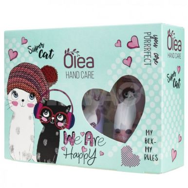 OLEA набор подарочный hand care cats: крем д/рук 30мл 3шт