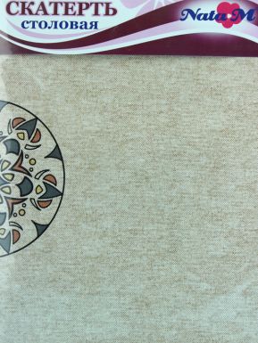 Скатерть столов.на текстил.основе NataM шир. 137 см. длина 150 см. с рис.