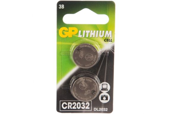 GP батарейка литиевая GP CR2032-2CR2 2шт