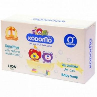 LION Кодомо мыло туалетное детское д/новорожденных без запаха 75г