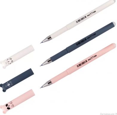 MESHU ручка гелевая стираемая cutes цв.синий 0,5мм
