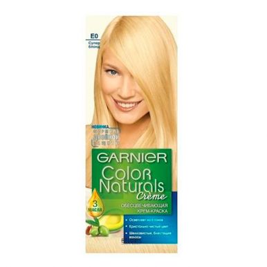 Garnier стойкая питательная крем-краска для волос Color Naturals, тон Суперосветляющий ЕО