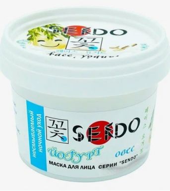 SENDO маска д/лица йогурт овес смягчение 100мл