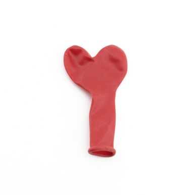 Надувной шарик Сердце 5 Кристалл Красное, артикул: 1105-0140