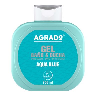 AGRADO Гель для ванн и душа Aqua blue 750ml