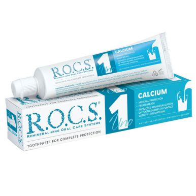 ROCS UNO зубная паста Calcium, 74 г