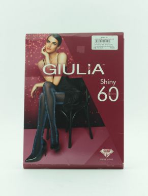 Giulia Колготки женские SHINY 01, 60 den, shiny pink metallic gul, размер: 2