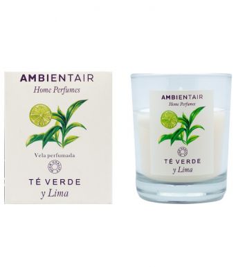 AMBIENTAIR свеча аромат. в стакане зеленый чай и лайм te verde VV001TVAP