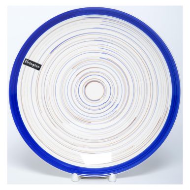 ELRINGTON Аэрограф лазурный день тарелка синяя керамика 27см