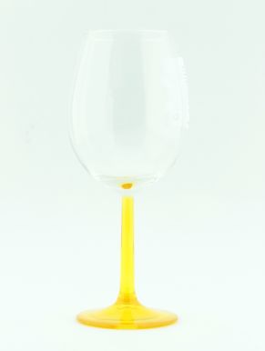 Бокал для вина, 430 мл, цвета, ножки жёлтый, артикул: CC7001210