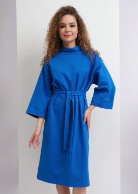 CLEVER платье женское 126000/86аф синий р.170-50/XL