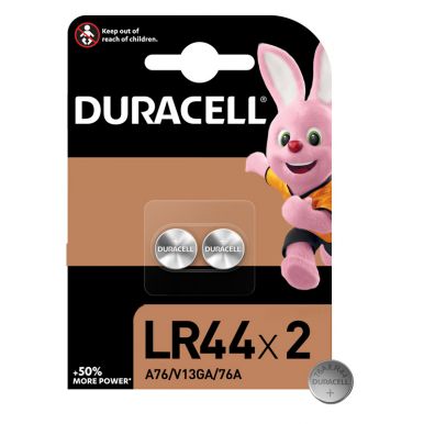 Щелочная батарейка Duracell Specialty LR44 типа таблетка, 1,5 В, упаковка из 1 шт. (76A / A76 / V13GA), предназначена для использования в игрушках, калькуляторах и измерительных устройствах.